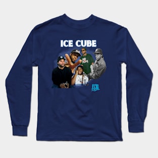 Retro Ice Cube Graphic Long Sleeve T-Shirt